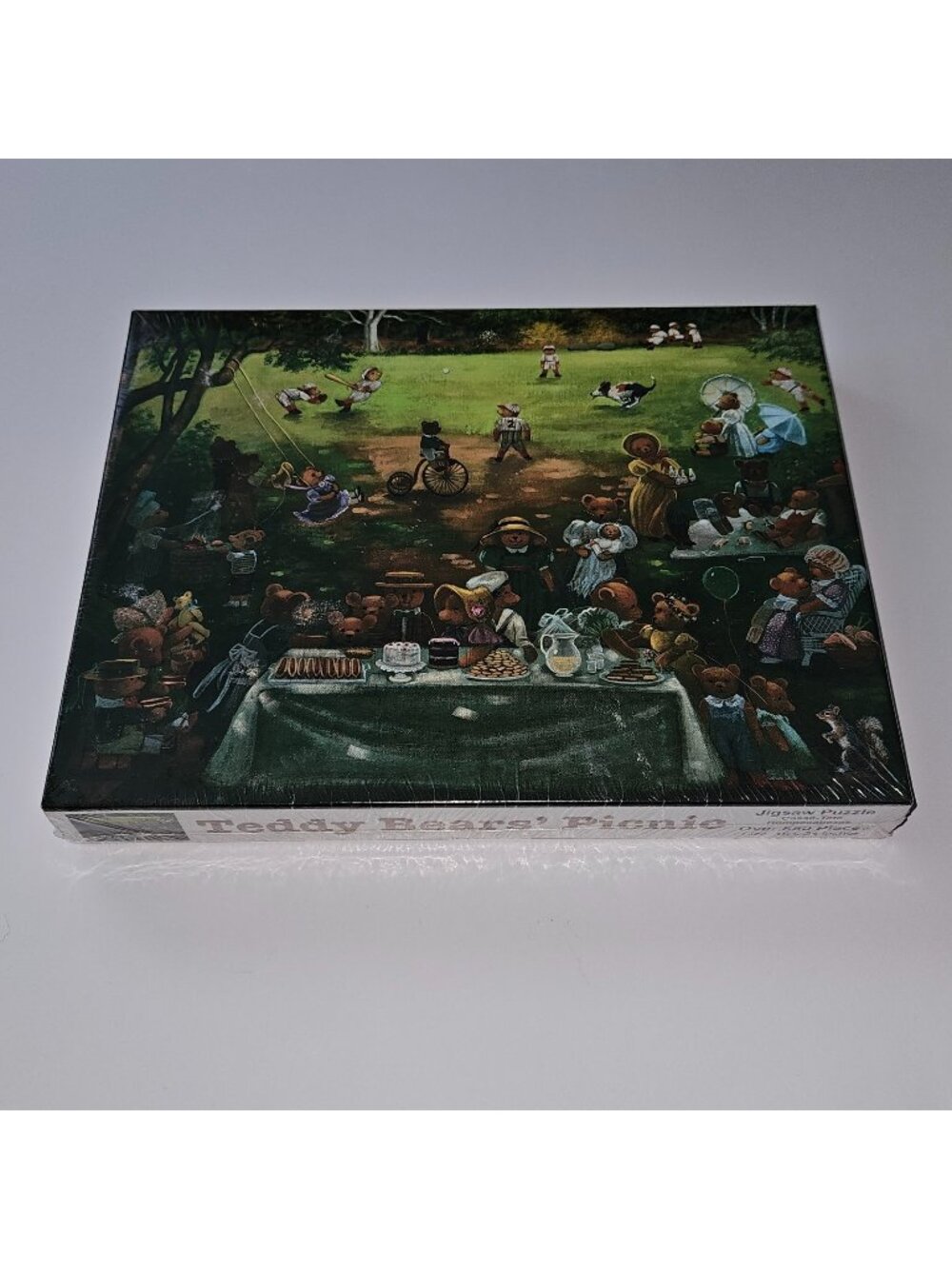 NEW Teddy Bears Picnic Jigsaw Puzzle 550 Pc 18x24" Great American Factory SEALED